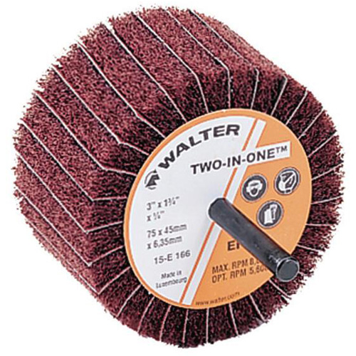 Meule &agrave; lamelles abrasives Two-In-One Quali-T-Solutions