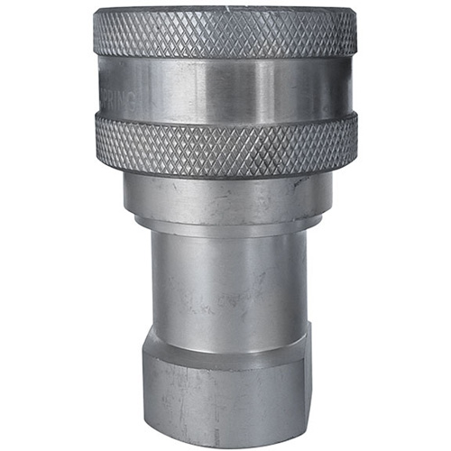 Hydraulic Quick Coupler - Stainless Steel Manual Coupler, Brass/Stainless Steel Quali-T-Solutions