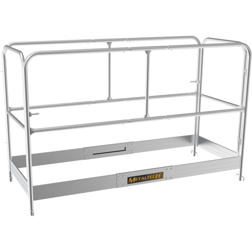 Mobile Work Scaffolding - Maxi Square Aluminum Scaffolding Accessories, Guard Rail, 30" W x 41-1/2" H Quali-T-Solutions