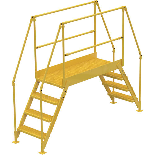 &eacute;chelles de liaison, 91 " Port&eacute;e hors tout, 40" ha x 48" p, 24" Largeur de la marche Quali-T-Solutions