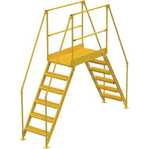 &eacute;chelles de liaison, 116" Port&eacute;e hors tout, 60" ha x 48" p, 24" Largeur de la marche Quali-T-Solutions