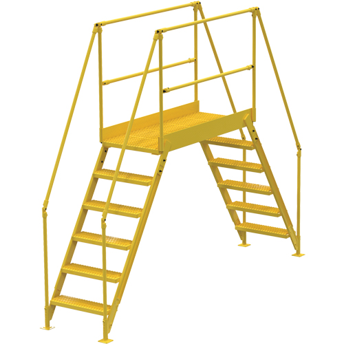 &eacute;chelles de liaison, 128" Port&eacute;e hors tout, 60" ha x 60" p, 24" Largeur de la marche Quali-T-Solutions