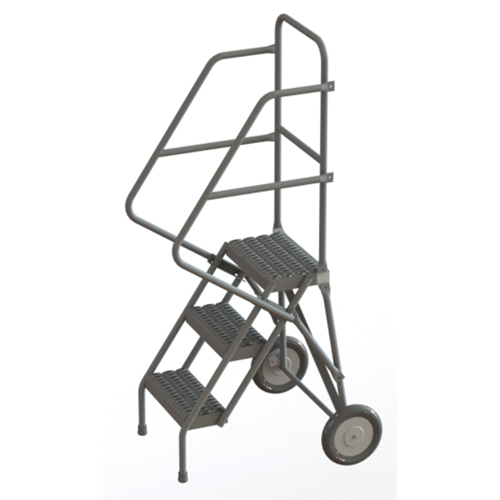 &eacute;chelles roulantes, 3 marches, Stri&eacute;, Hauteur 30" Quali-T-Solutions