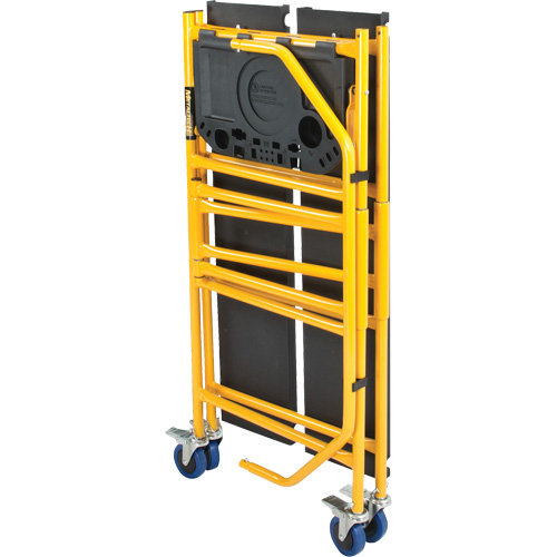 nsemble d'&eacute;chafaudage &agrave; montant de s&eacute;curit&eacute; & tablette pour outils de 4' Jobsite Series, Cadre Acier, 49-1/2" p x 57-3/4" h Quali-T-Solutions