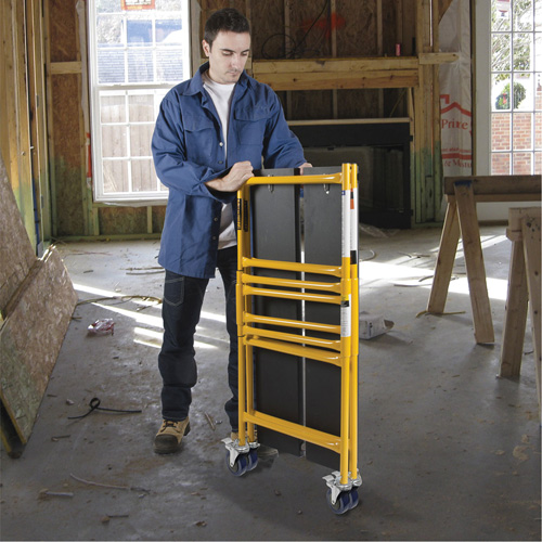 Ensemble de petit &eacute;chafaudage de base de 4' Jobsite Series, Cadre Acier, 41" p x 45-3/4" h Quali-T-Solutions