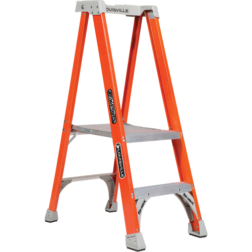 Industrial Heavy-Duty Pro Platform Stepladders (FXP1700 Series), 2', 300 lbs. Cap. Quali-T-Solutions