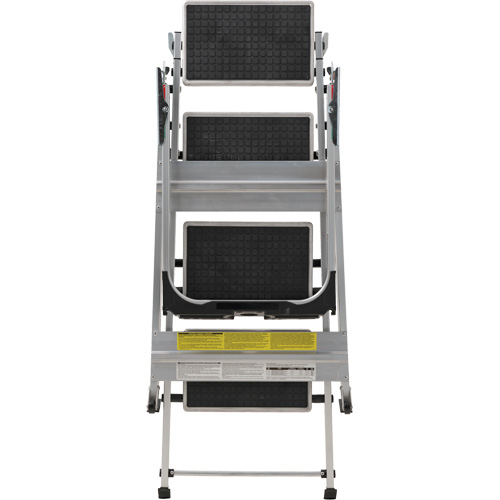 Tilt & Roll Step Stool Ladder, 4 Steps, 44.25" x 22.13" x 59" High Quali-T-Solutions