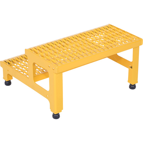 Plate-forme ajustable Step-Mate, 2 marche(s), 23-13/16" la x 22-7/8" lo x 15-1/4" h, Capacit&eacute; 500 lb Quali-T-Solutions