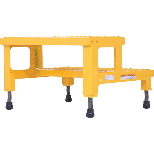 Plate-forme ajustable Step-Mate, 2 marche(s), 23-13/16" la x 22-7/8" lo x 15-1/4" h, Capacit&eacute; 500 lb Quali-T-Solutions