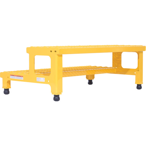 Plate-forme ajustable Step-Mate, 2 marche(s), 36-3/16" la x 22-7/8" lo x 15-1/4" h, Capacit&eacute; 500 lb Quali-T-Solutions