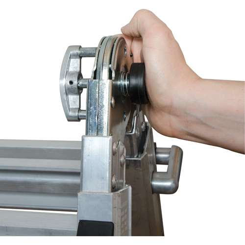 Telescoping Multi-Position Ladder, 2.916' - 9.75', Aluminum, 300 lbs., CSA Grade 1A Quali-T-Solutions