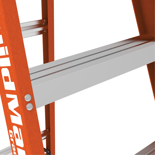 Escabeau, 12', Fibre de verre, Capacit&eacute; 375 lb, Type 1AA Quali-T-Solutions