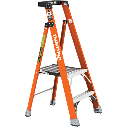 Safespace Platform Step Ladder, 2', 300 lbs. Cap. Quali-T-Solutions