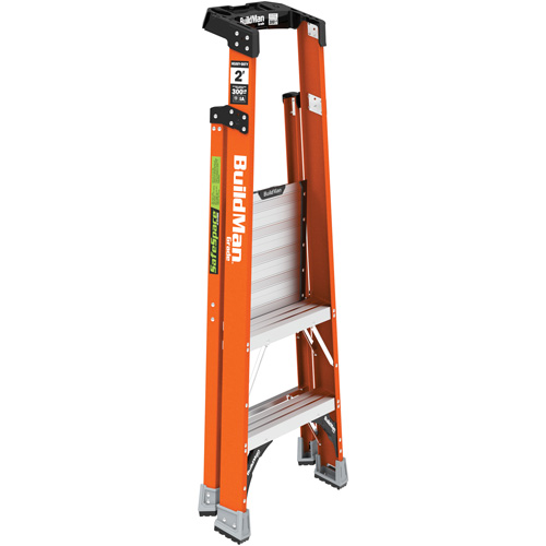 Safespace Platform Step Ladder, 2', 300 lbs. Cap. Quali-T-Solutions