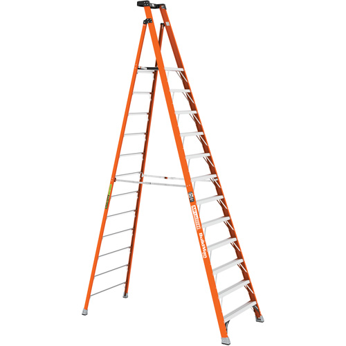 Safespace Platform Step Ladder, 12', 300 lbs. Cap. Quali-T-Solutions