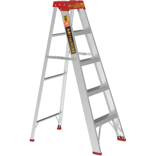 Step Ladder, 5', Aluminum, 200 lbs. Capacity, Type 3 Quali-T-Solutions