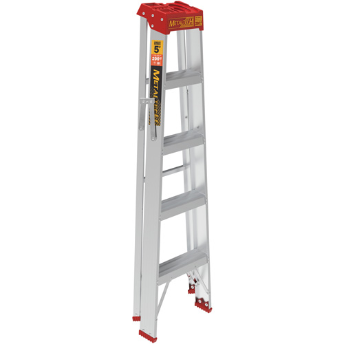 Step Ladder, 5', Aluminum, 200 lbs. Capacity, Type 3 Quali-T-Solutions