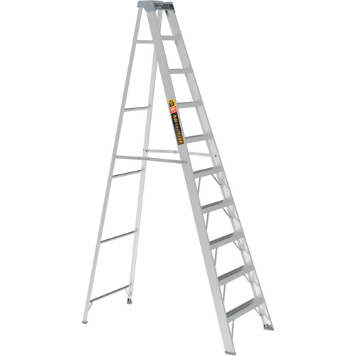 Escabeau, 10', Aluminium, Capacit&eacute; 225 lb, Type 2 Quali-T-Solutions