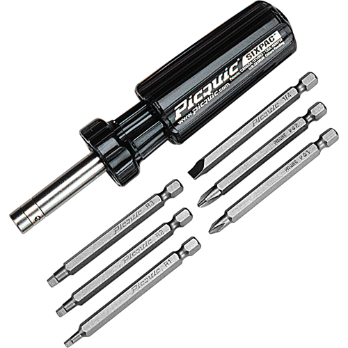 Sixpac Plus Multi-Bit Screwdrivers Quali-T-Solutions