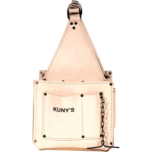 Electrical & Maintenance Tool Pouches, Leather, 17 Pockets, Beige Quali-T-Solutions