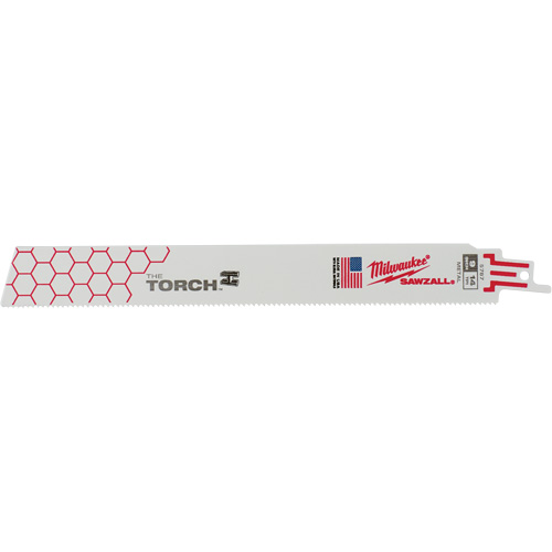 Lame The Torch Sawzall, Bim&eacute;tal, 14 Dents par pouce, 9" lo x 1" la Quali-T-Solutions