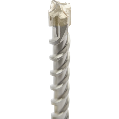 Foret &agrave; 4 cannelures pour perceuse &agrave; percussion MX4, 3/4", Tige SDS-Plus, Carbure Quali-T-Solutions