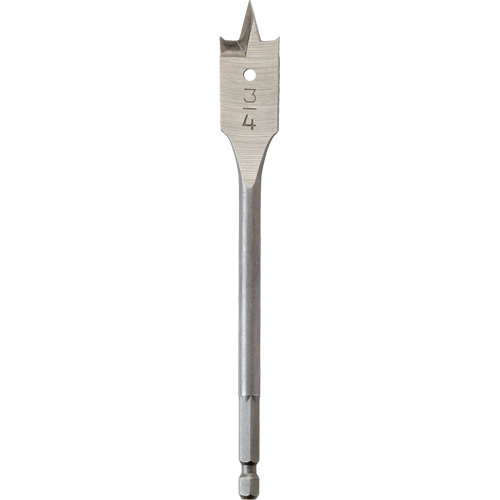 M&egrave;che plate, Diam&egrave;tre de 3/4", Tige 1/4" hex, Longeur de 6" Quali-T-Solutions