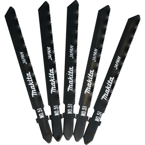 Lame de scie sauteuse, Acier rapide, Tige en T, 3-1/2" lo, 24 dents par pouce Quali-T-Solutions