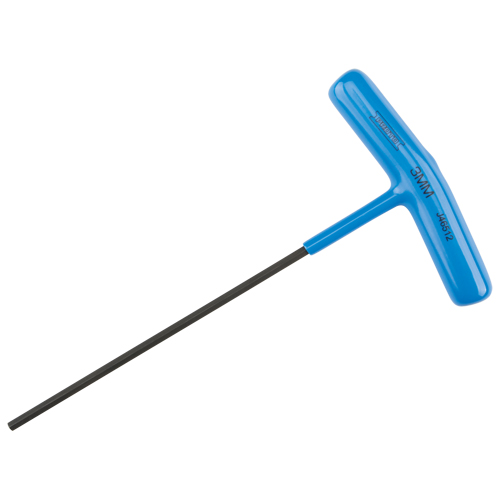 Hex Key - Metric, Hex End, 3 mm x 6" L, T Handle Quali-T-Solutions