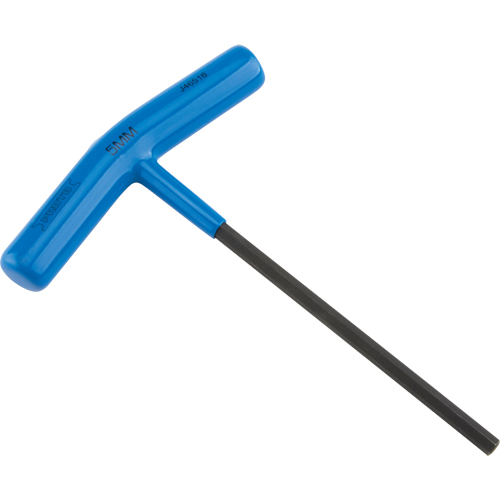 Hex Key - Metric, Hex End, 5 mm x 6" L, T Handle Quali-T-Solutions