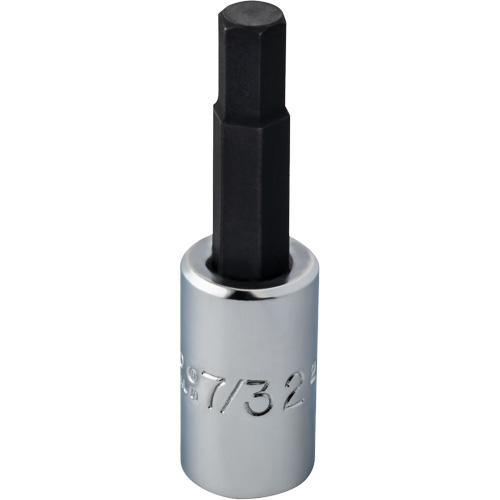 Socket, Hex, 1/4" x 1-7/8" L, 1/4" Drive Quali-T-Solutions