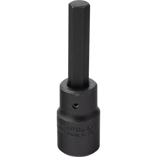 Socket Bit, Hex, 3/8" x 3-1/4" L, 1/2" Drive Quali-T-Solutions
