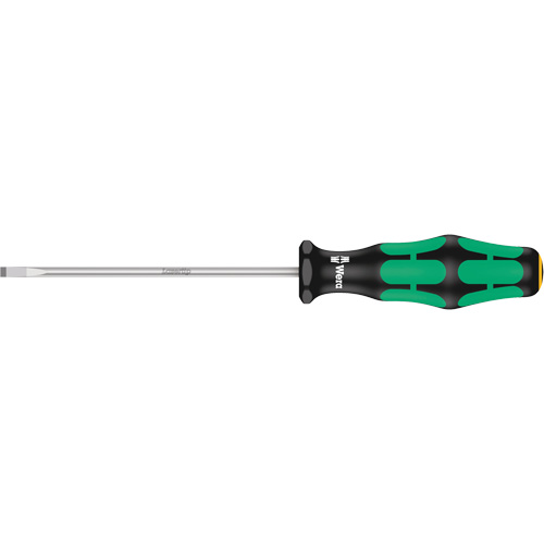 Tournevis pour vis &agrave; fente, Tige de 3,5 mm, Ronde, 7-1/8" lo, Prise en Plastique Quali-T-Solutions