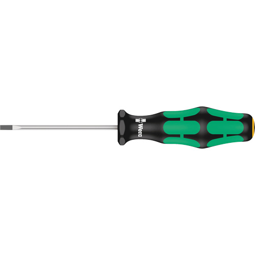 Tournevis pour vis &agrave; fente, Tige de 3/32", Ronde, 5-1/8" lo, Prise en Plastique Quali-T-Solutions