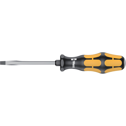 Slotted Demolition Screwdriver, 3/16", 7-3/8" L, Plastic Handle Quali-T-Solutions