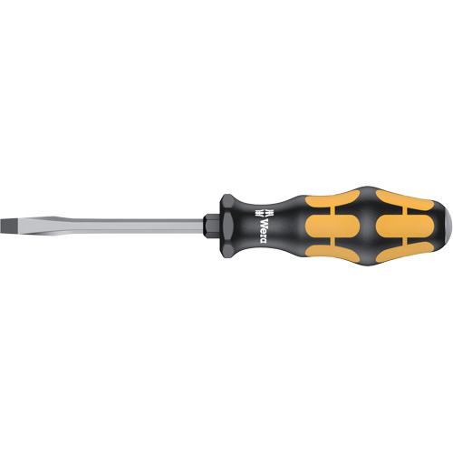 Slotted Demolition Screwdriver, 1/4", 8-1/8" L, Plastic Handle Quali-T-Solutions