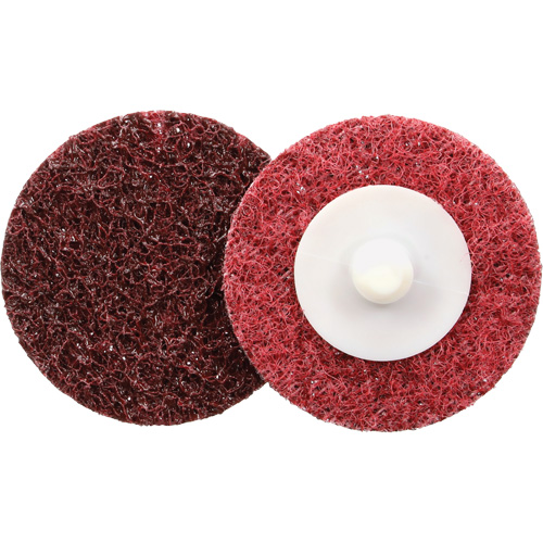 Disque de conditionnement de surface &agrave; remplacement rapide Standard Abrasives, 2" dia., Grain Moyen, Oxyde d'aluminium Quali-T-Solutions