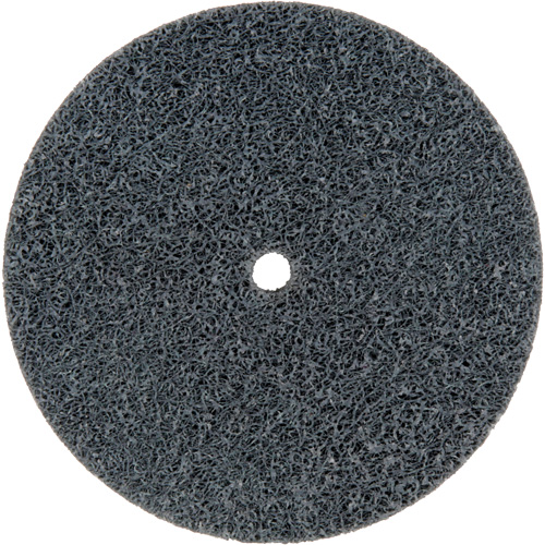 Meule homog&egrave;ne &agrave; faible densit&eacute; de s&eacute;rie 500 Standard Abrasives, 3" x 1/2", Arbre de 1/4", Grain de Fin, Carbure de silicium Quali-T-Solutions