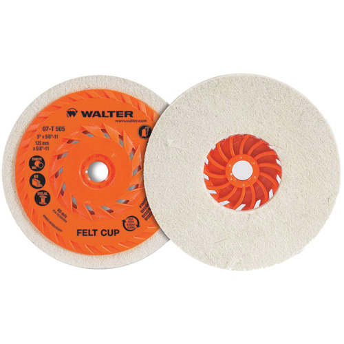 Brosse de polissage, 5" dia. Quali-T-Solutions