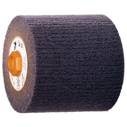 Tambour de conditionnement de surface Blendex, 4-1/2" dia. x 4" la, 5/8"-11 Arbre, Grain HG Quali-T-Solutions