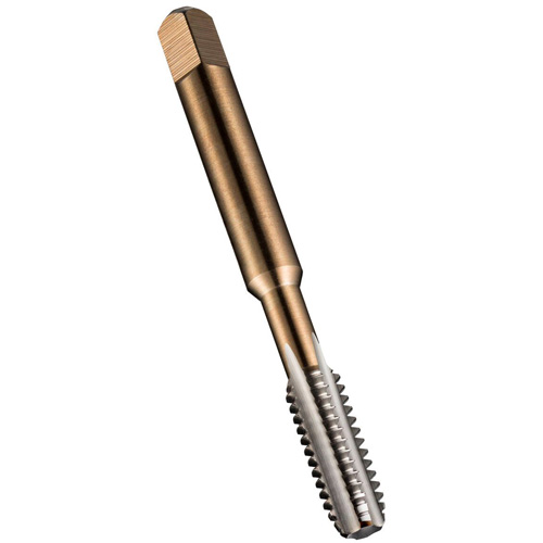 Taraud machine pour tuyau, 7/16"-14, 3 cannelures, 85 mm lo, Conique, Acier rapide Quali-T-Solutions