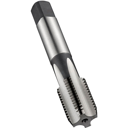 Machine Pipe Tap, 1/2"-14, 4 Flutes, 87 mm L, Taper, High Speed Steel Quali-T-Solutions
