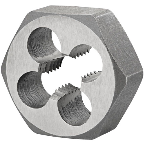 Fili&egrave;re de refiletage hexagonale pour boulon, dia. 2,22", Filet de M30x3,5, Acier rapide Quali-T-Solutions