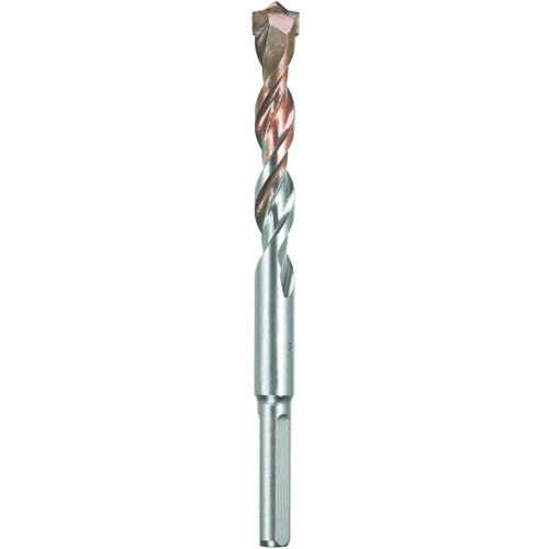 Foret &agrave; 4 cannelures pour marteau &agrave; percussion, 1/2", Tige 3 m&eacute;plats, Carbure Quali-T-Solutions