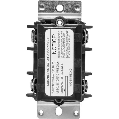 Single Phase Double Pole Disconnect Switch Quali-T-Solutions