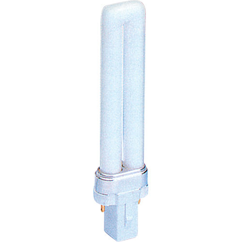 Tubes fluorescents compacts - Universel, S (T4), 13 W, 2700 K, Base GX23, 10 000 h Quali-T-Solutions
