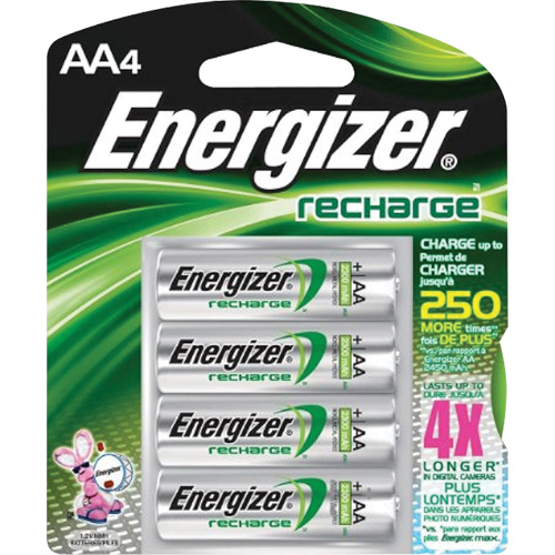 Rechargeable NiMH Batteries, AA, 1.2 V Quali-T-Solutions