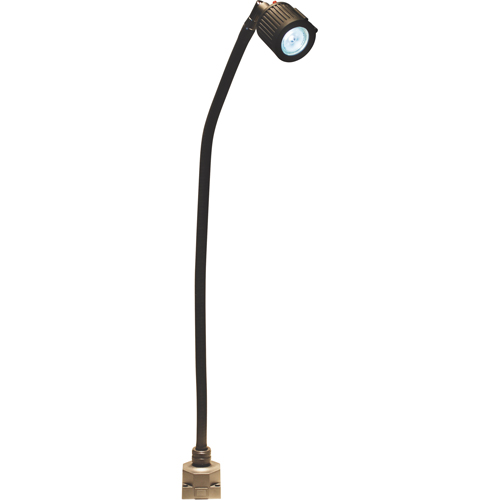 Lampe &agrave; col-de-cygne &agrave; flux &eacute;lev&eacute; de la s&eacute;rie LS, 5 W, DEL, Col 27", Noir Quali-T-Solutions