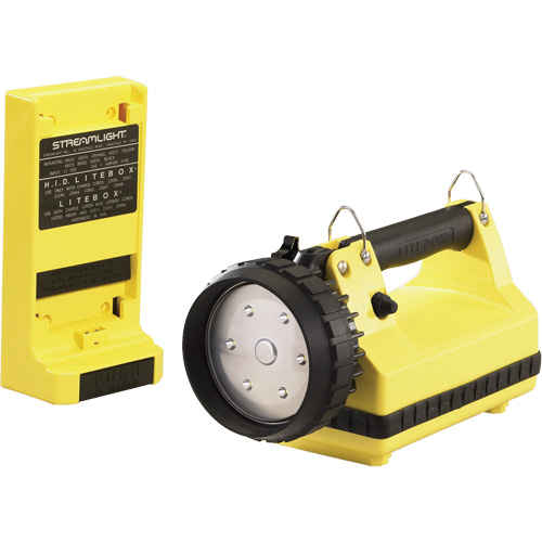 E-Flood&reg; LiteBox&reg; Lantern with Vehicle Mount System, LED, 615 Lumens, 8 Hrs. Run Time, Rechargeable Batteries, Included Quali-T-Solutions
