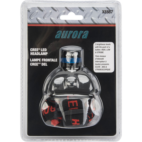 Lampe frontale Cree, DEL, 120 lumens, 6 hres de fonctionnement, piles AAA Quali-T-Solutions